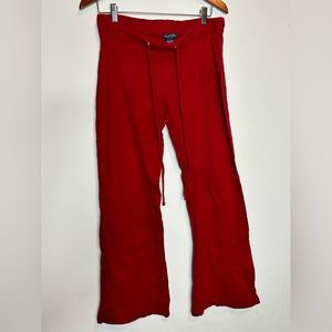 Jazzie home wear comfy red pants size s